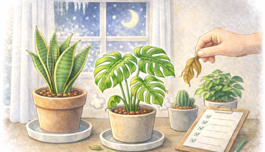 冬の間にやっておくべき観葉植物の管理まとめ｜春に差がつく5つの準備 🪴